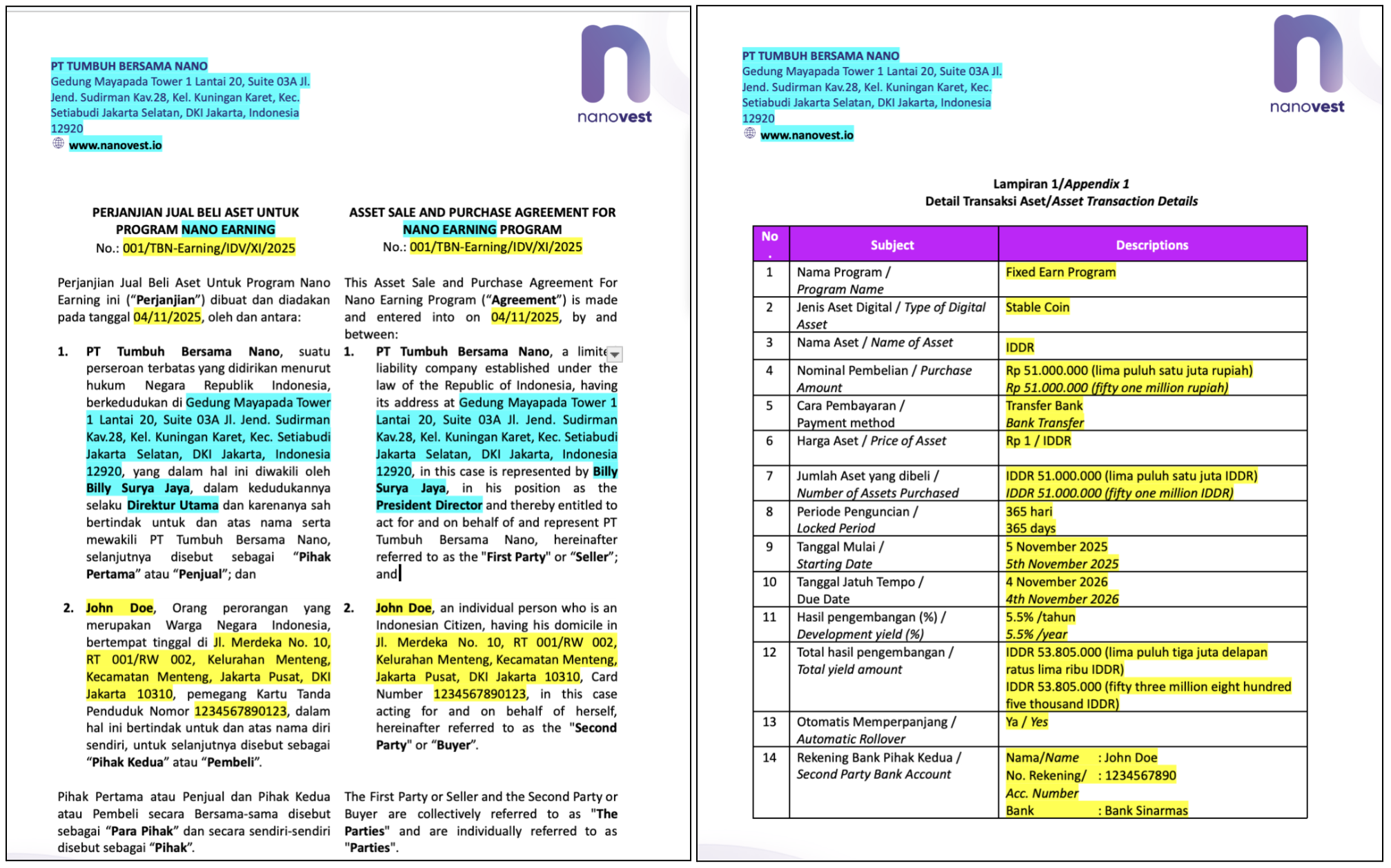 Legal Docs Generated